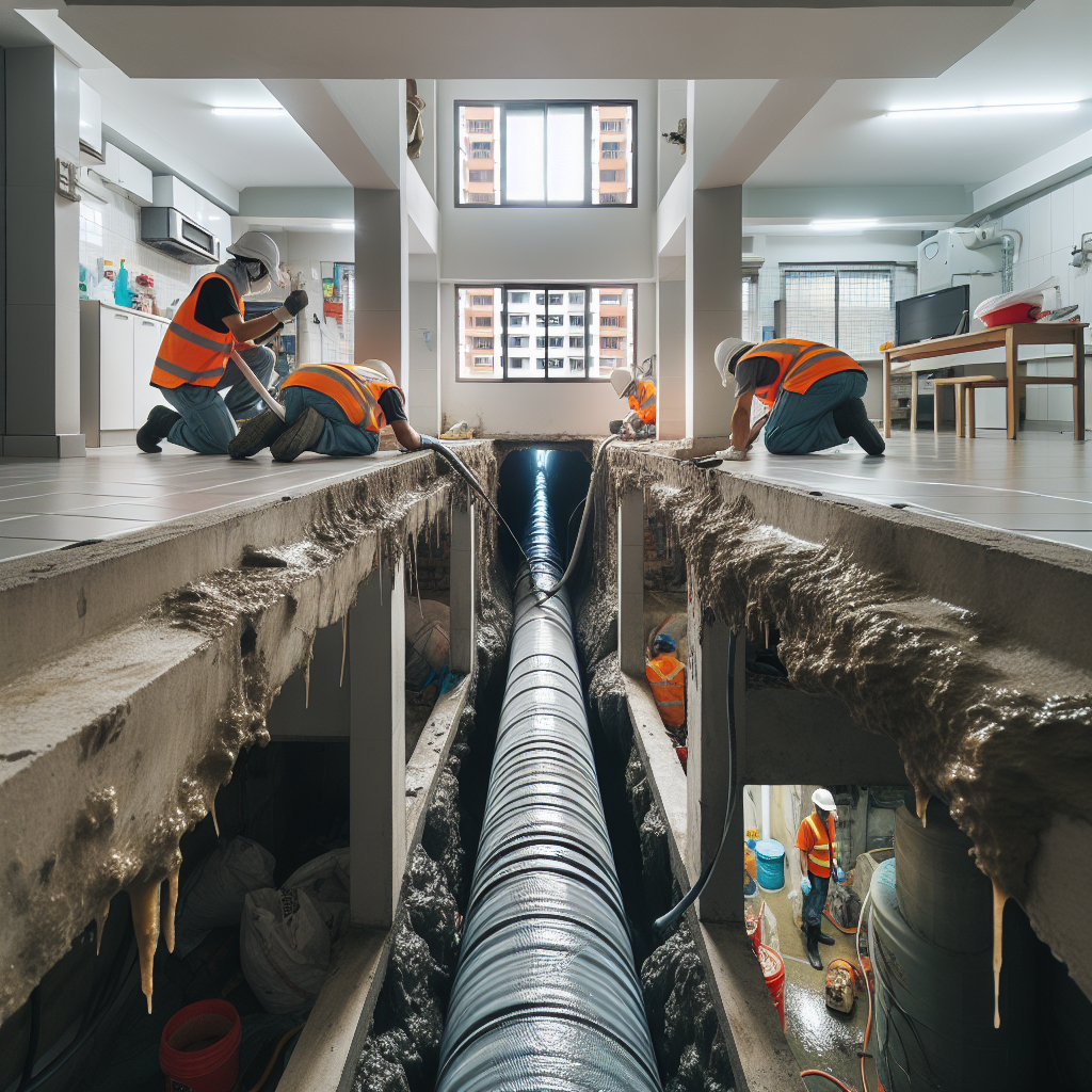 Viemärin sukitus onnistuu myös kerrostalossa